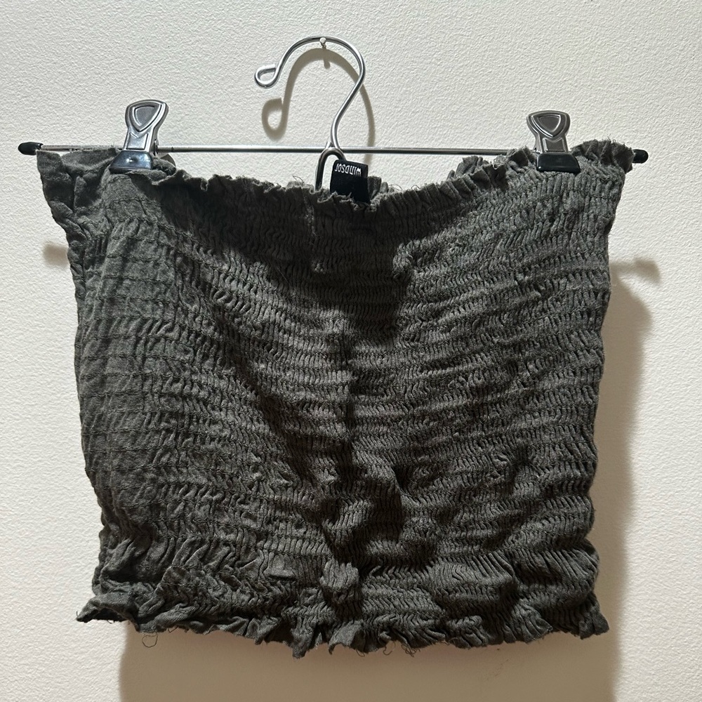 Dark green tube top